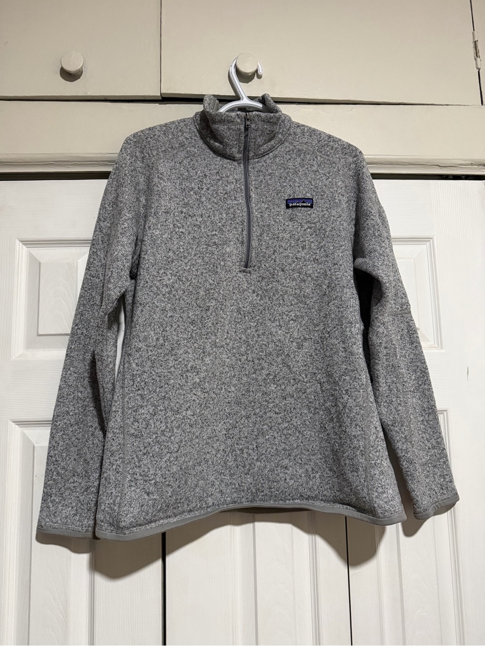 Patagonia Women's Heather Gray Half-Zip Fleece Pullover